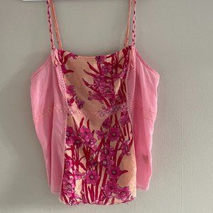 Free People Pink Orchid Tank, Size 12